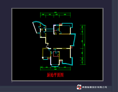原始的平面结构图：